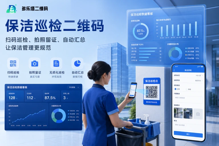 保洁扫码巡检怕“假检”？照片自带时间地点水印的设置方法