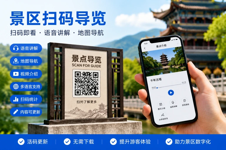 景区二维码导览怎么做？一套适合文旅场景的实用方案